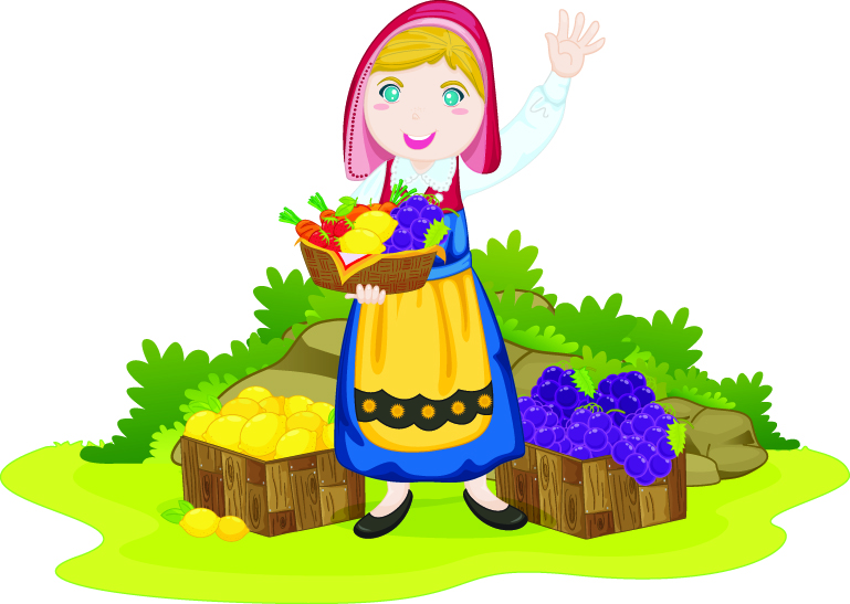 girl cartoon image 04 vector