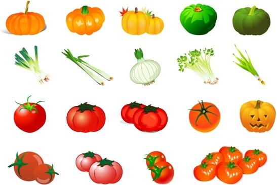 vector of vegetables