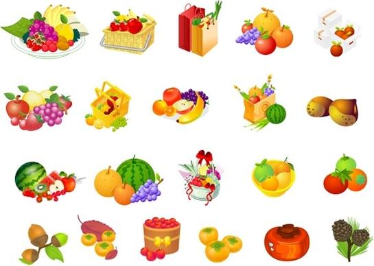 fruit series vector