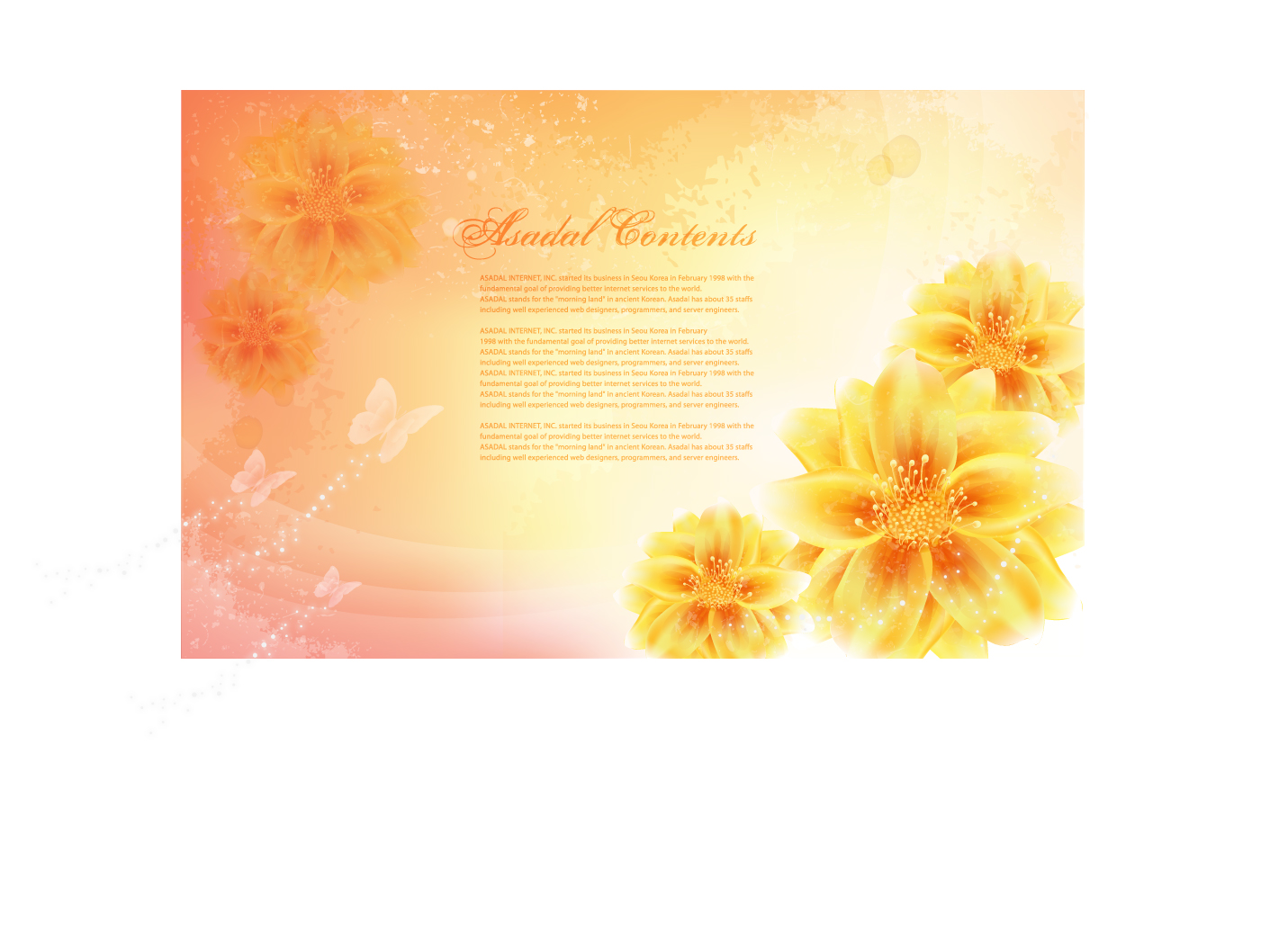 dream flowers vector 14