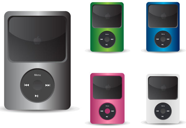 ipod icon vector