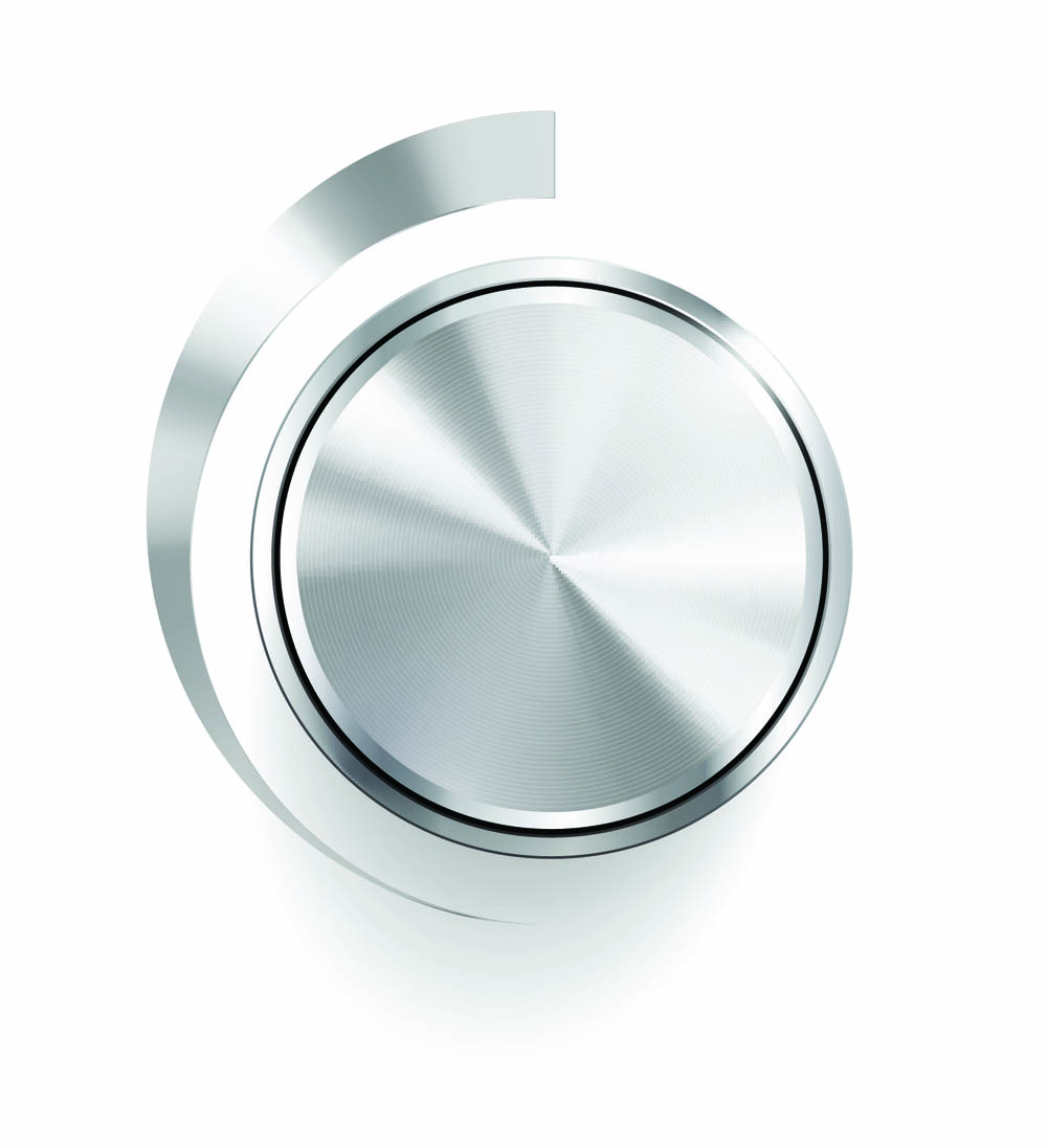 silver volume knob 05 vector