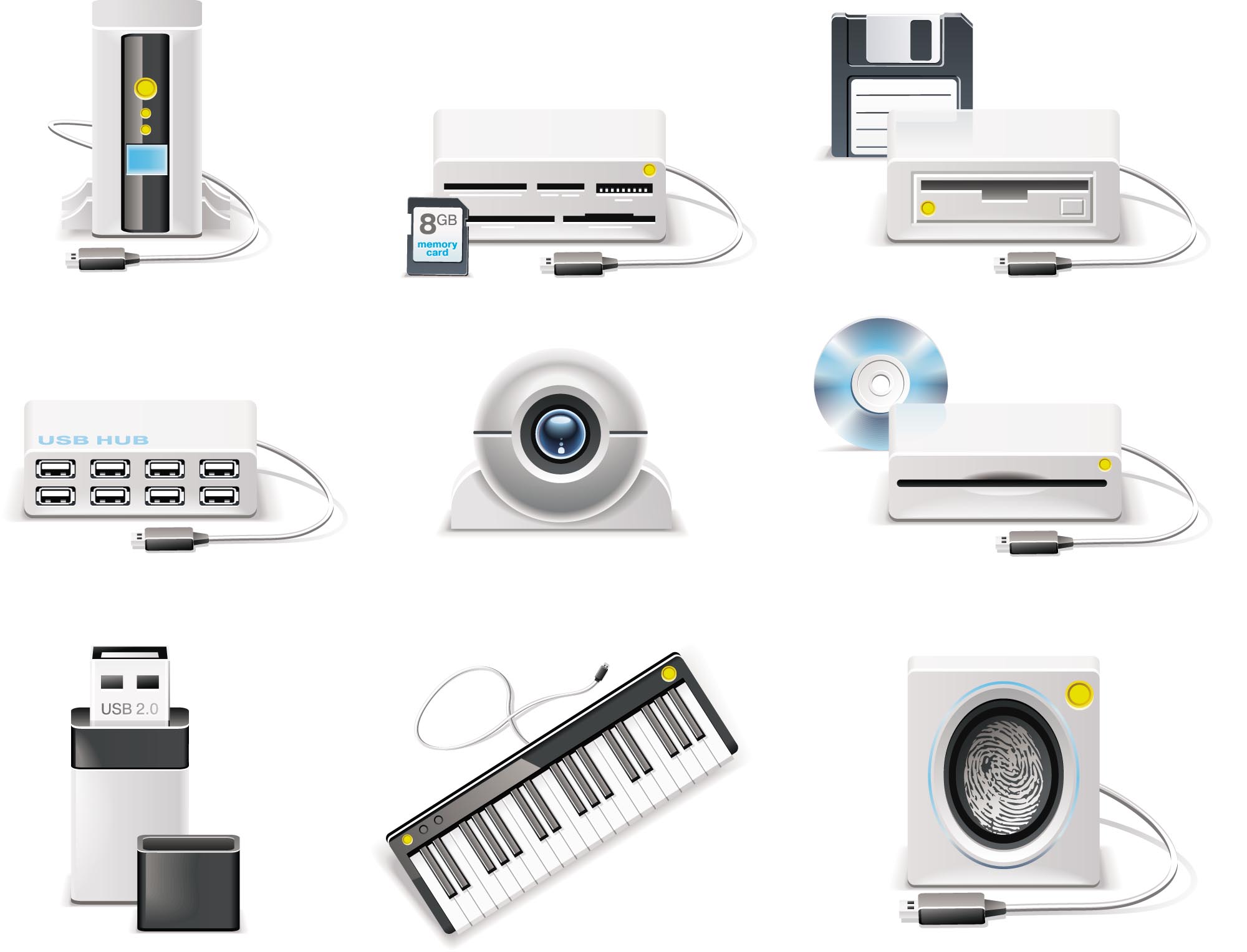 electronic products vector