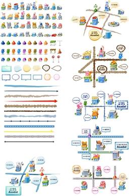 beautiful and practical vector map