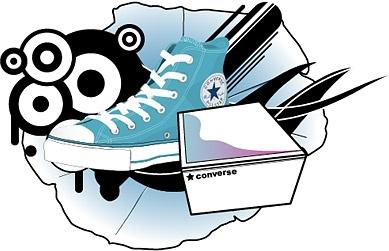 converse converse theme design elements vector