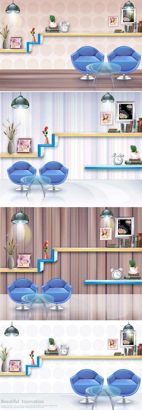 the room furnishings vector fashion