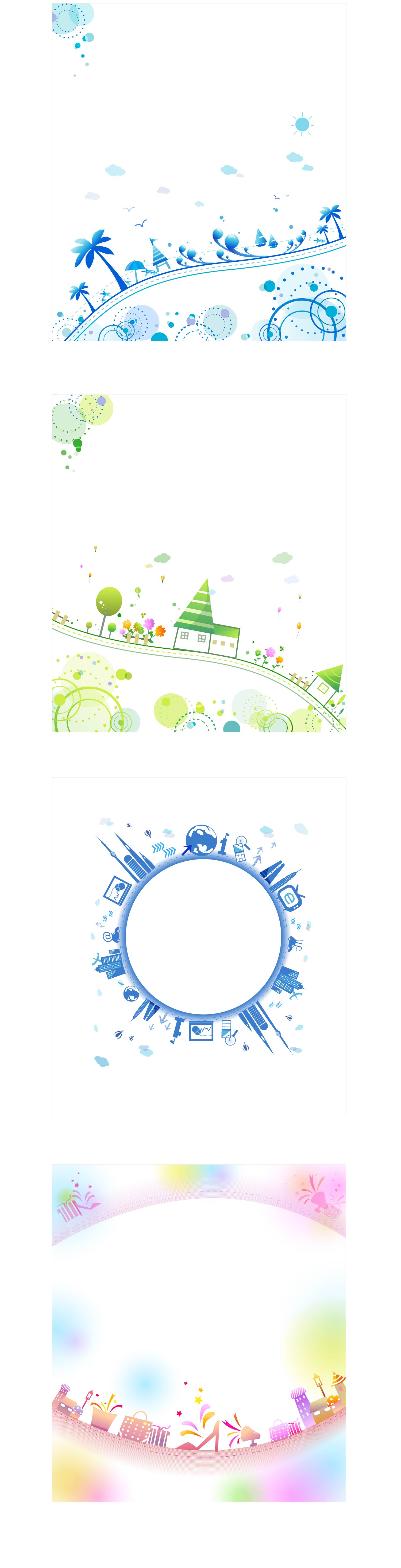 simple life theme vector