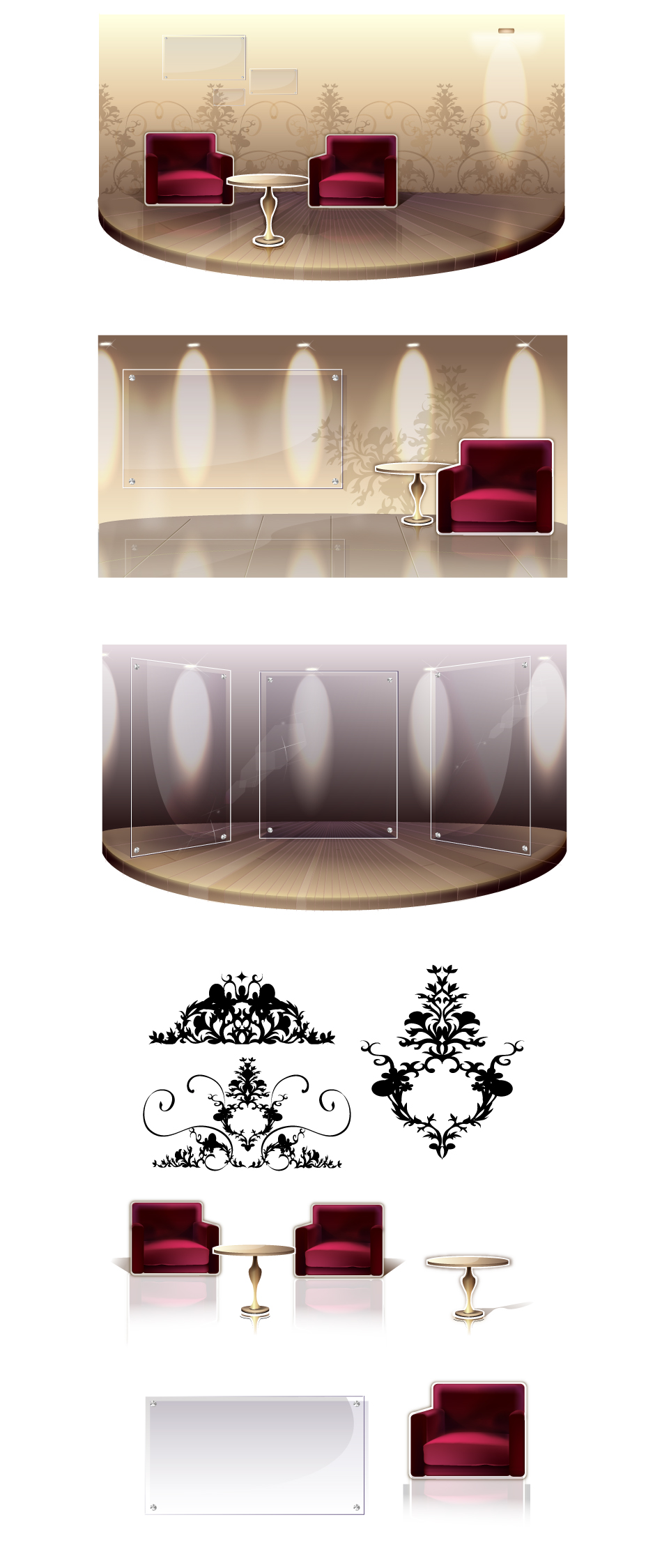 fashion vector 3 indoor home