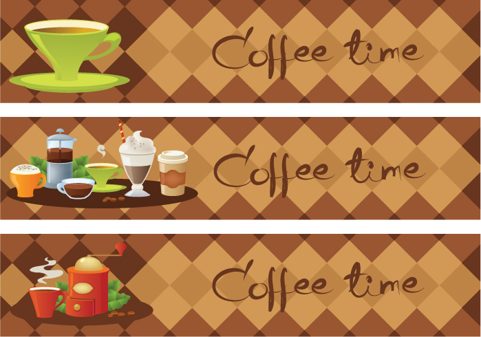 coffee time vector 5