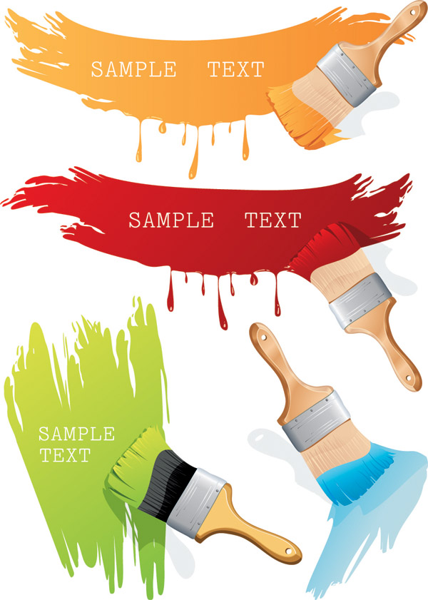 paint theme vector