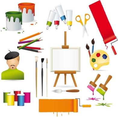 vector drawing supplies