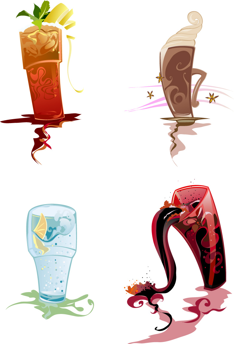 beverage clip art illustrations