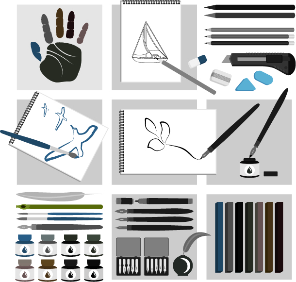 vector drawing tools series