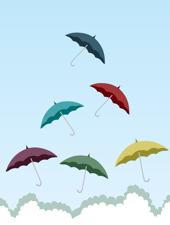 umbrella theme of vector