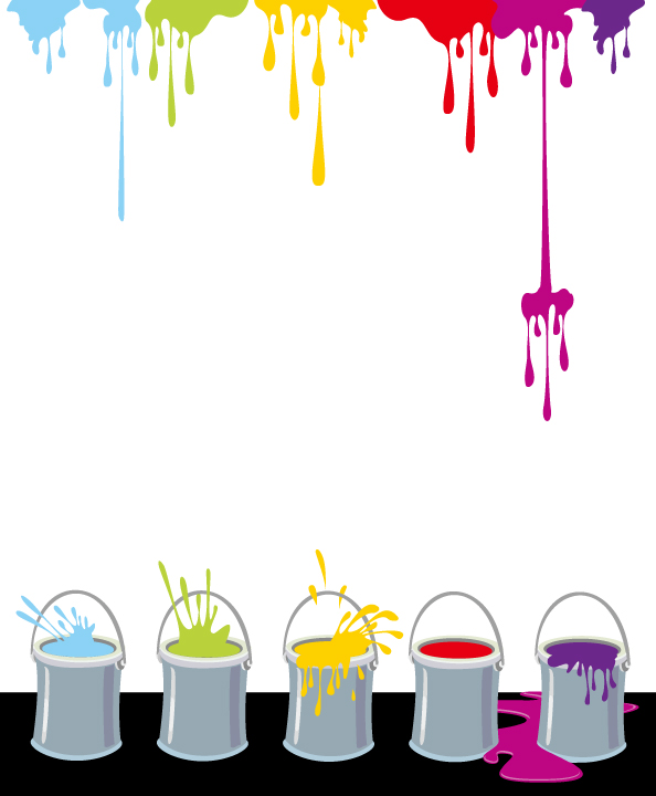 vector colorful paint