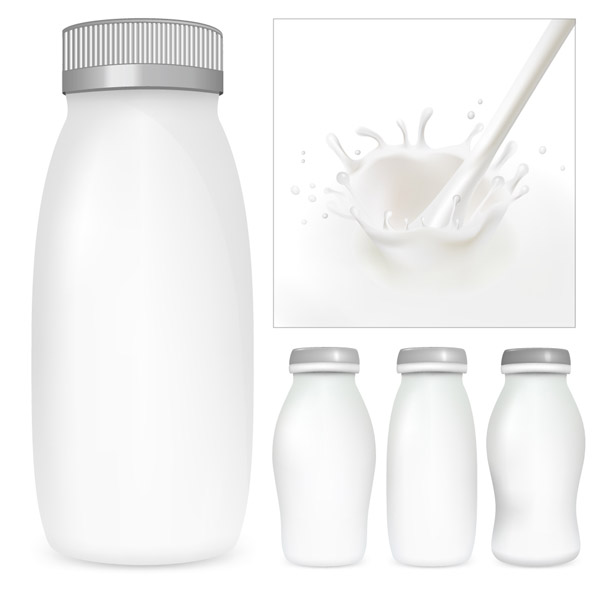 milk theme vector 2