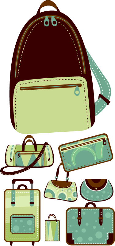 variety of vector bags