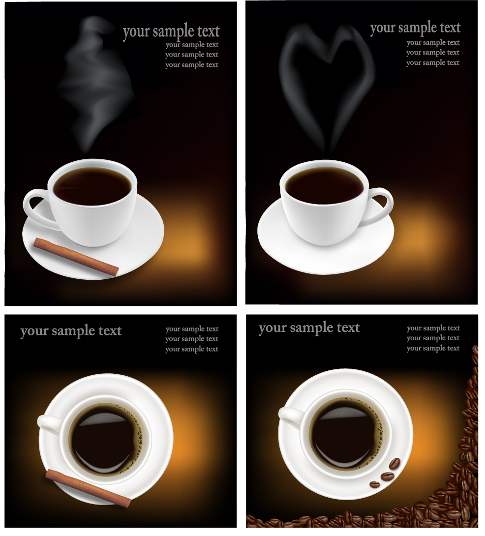 coffee theme vector