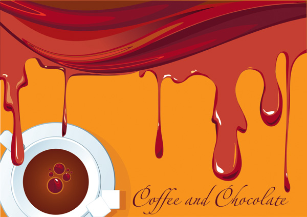 coffee theme vector