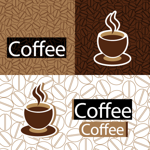 coffee theme vector