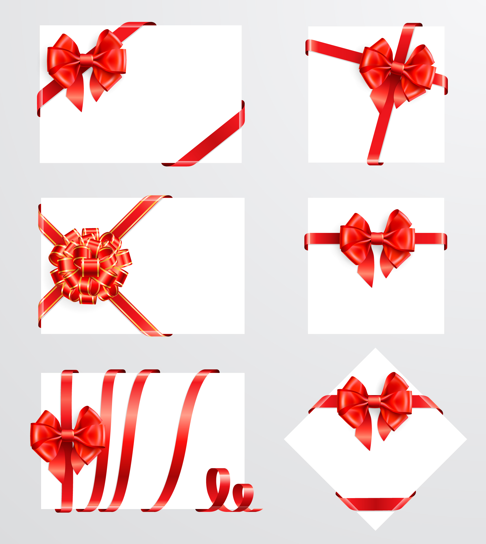 beautiful ribbon bow 05 vector