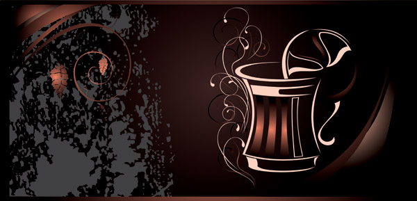 coffee theme vector