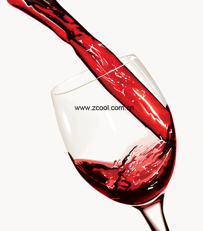 pour wine moment vector