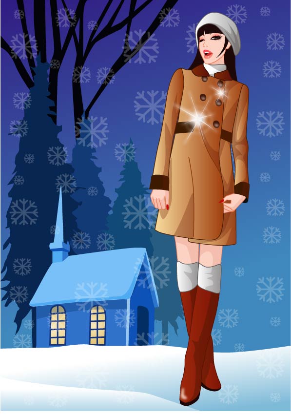 vector 7 in winter women