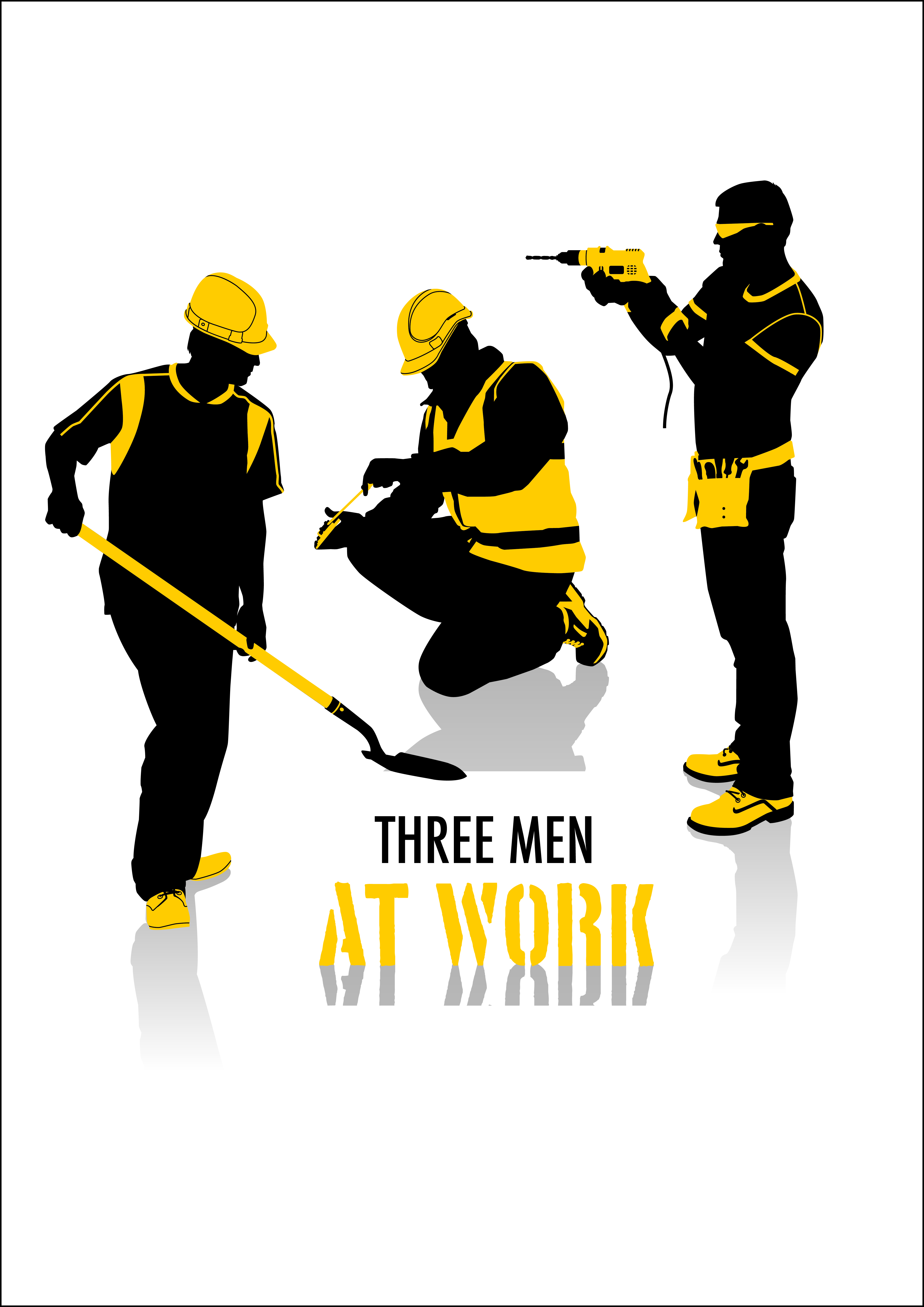 workers vector silhouette