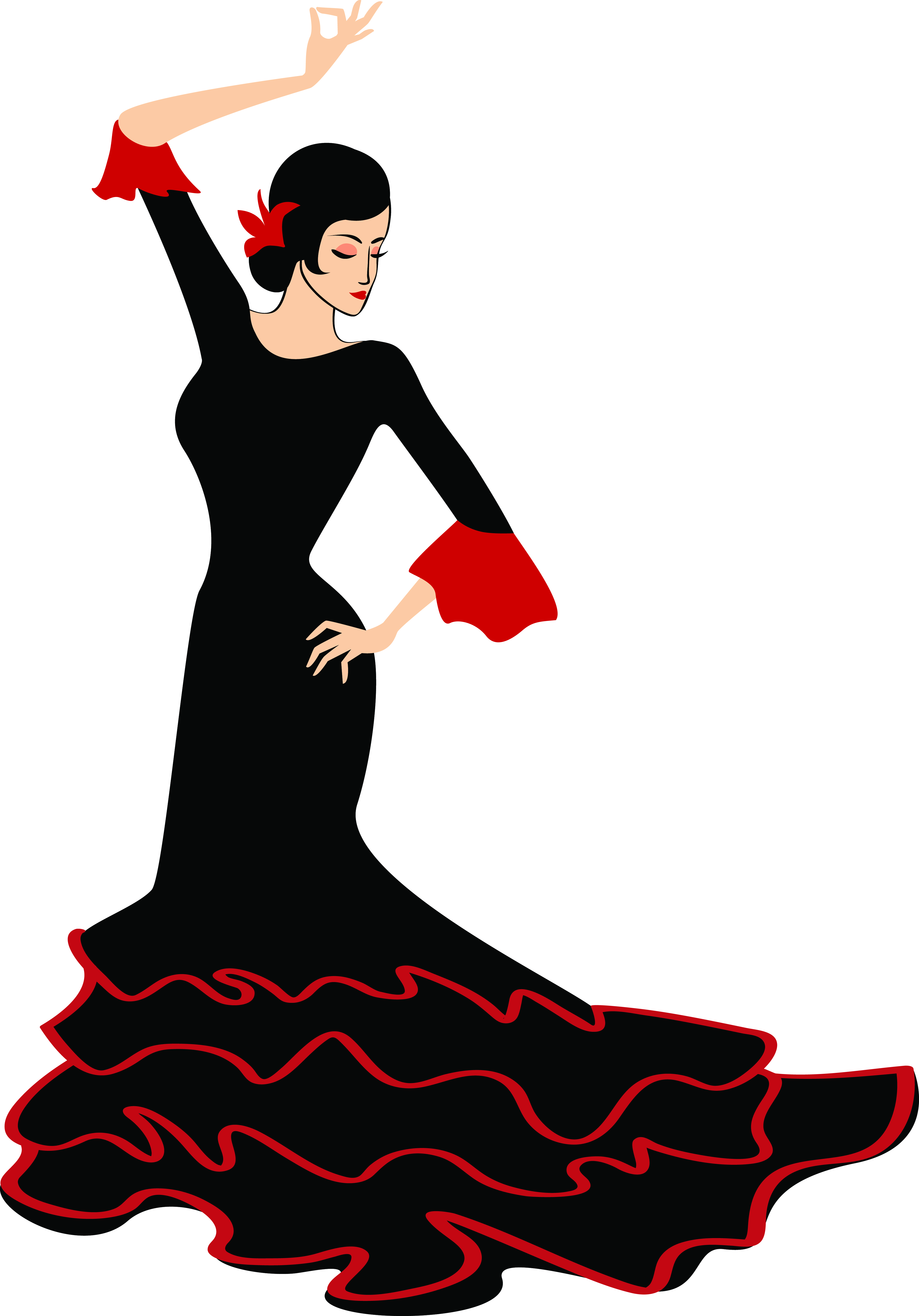 exquisite cartoon dancer 05 vector