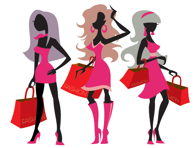 3 fashion women vector