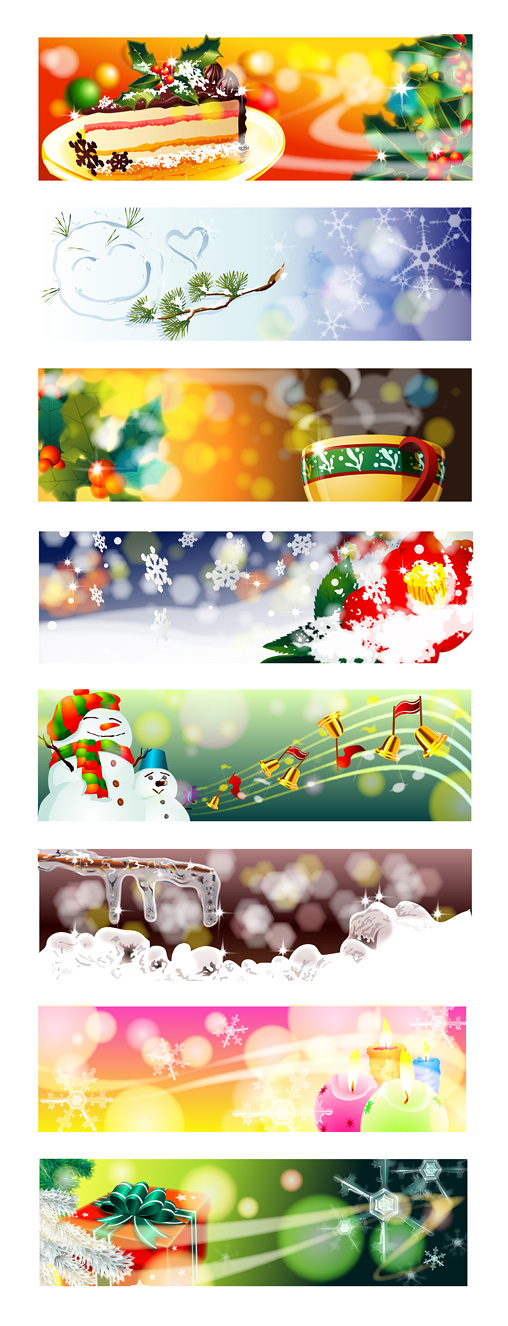 christmas theme vector dream banner