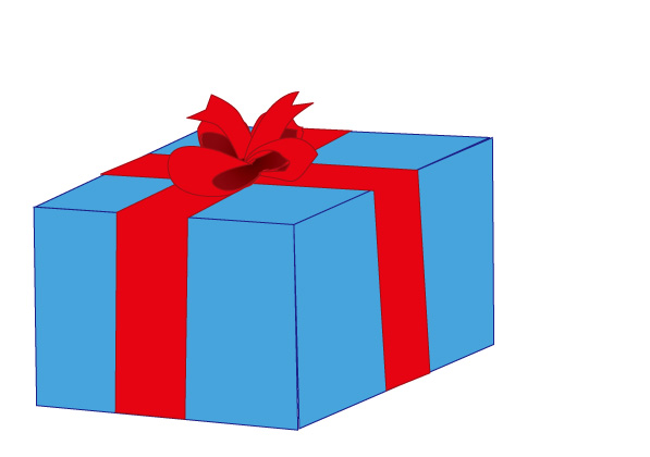 gifts gift box set of vector