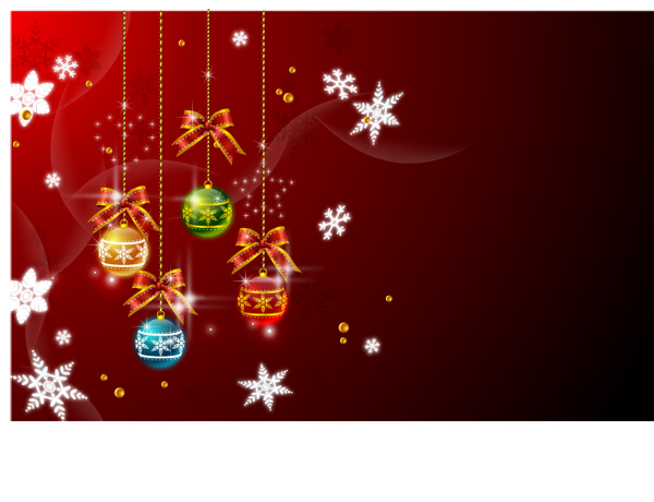 christmas hanging balls vector 2