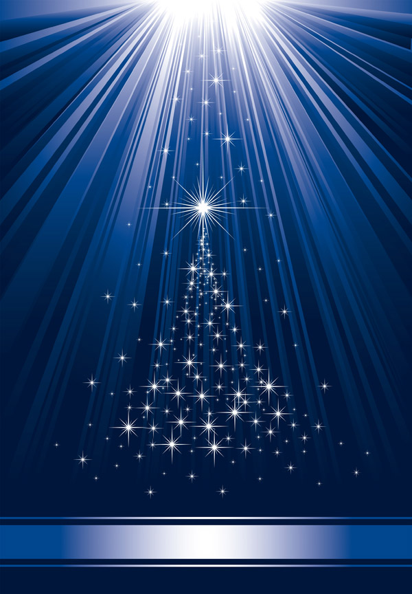 flash christmas tree vector