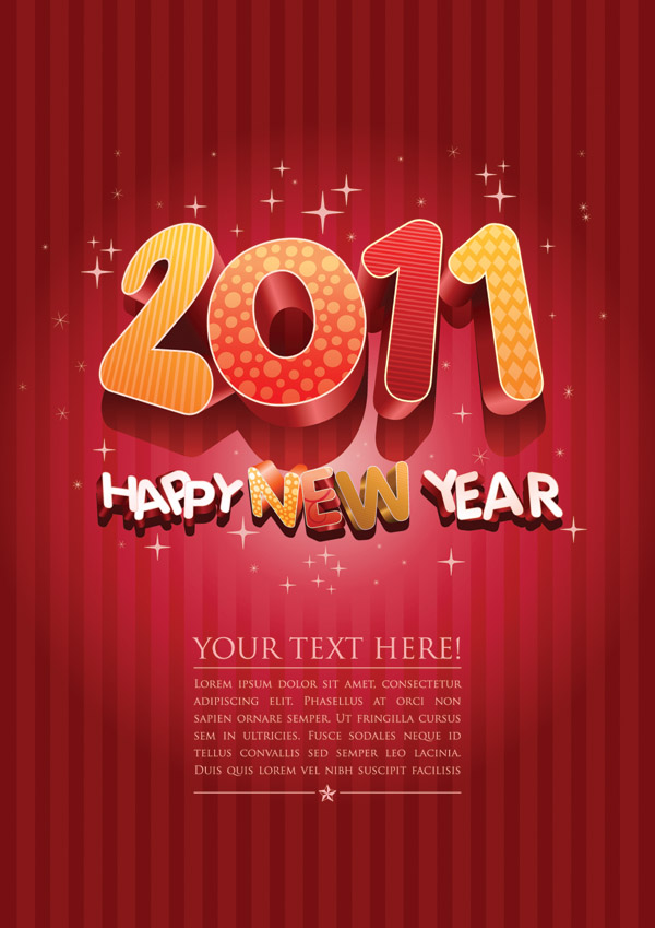 2011 vector creative fonts