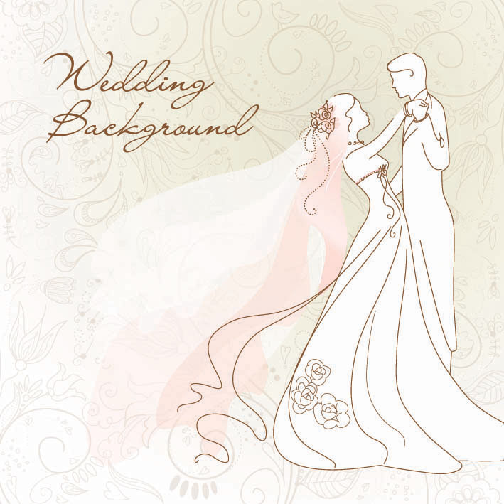 wedding theme vector