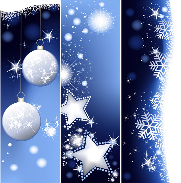 christmas vertical shaped banner vector background