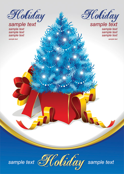 gift christmas tree vector