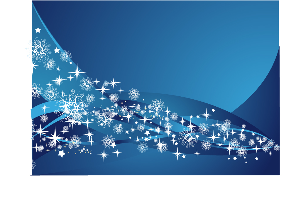 2 blue snowflake background vector