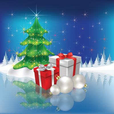 christmas vector background dream