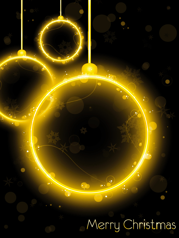 flash vector christmas ball hanging