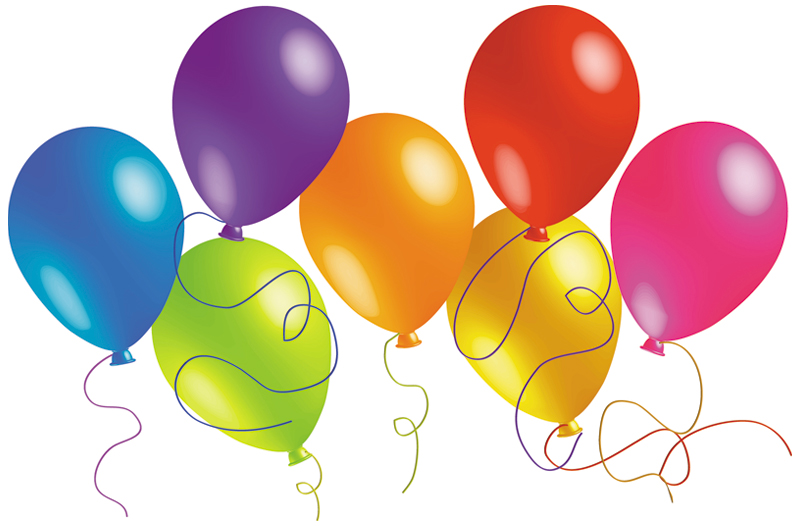 beautifully colored balloons 01 vector