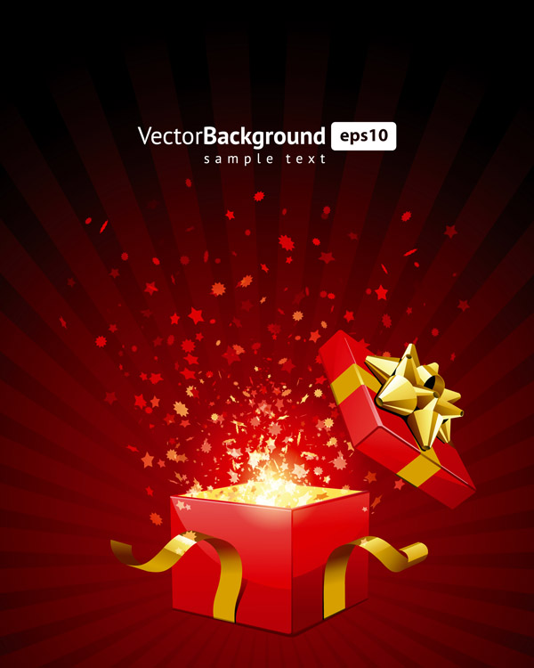 open the vector gifts