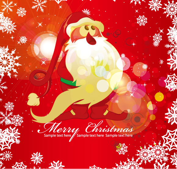 santa claus theme vector