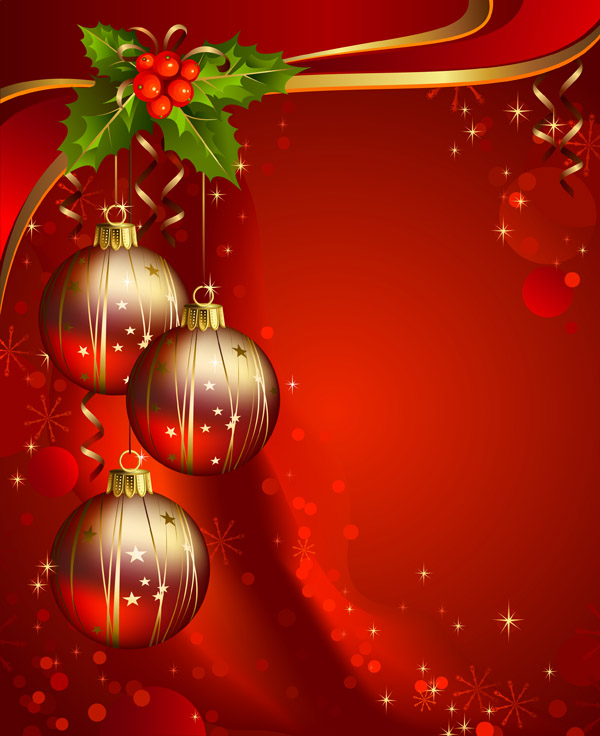 beautiful christmas background vector