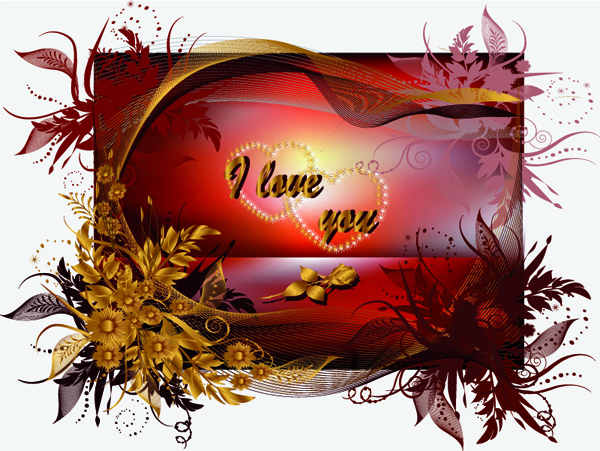 special valentine day greeting card vector