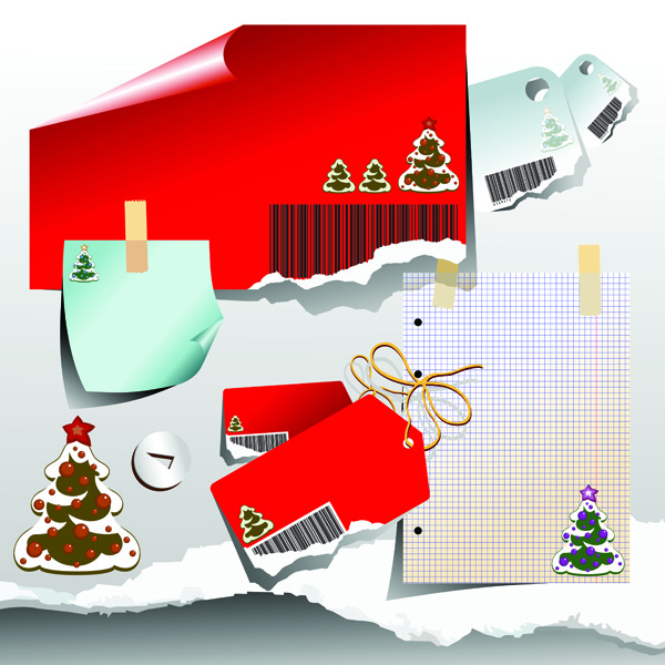 christmas clip art of paper