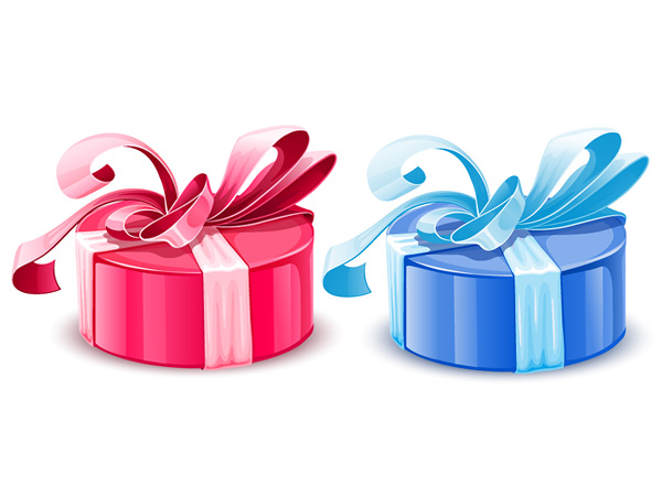 gift packaging vector