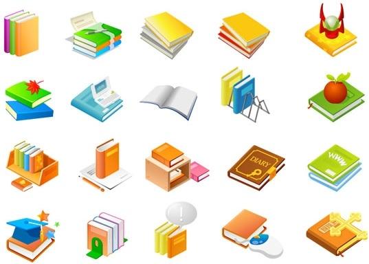 book series of eleven icon vector